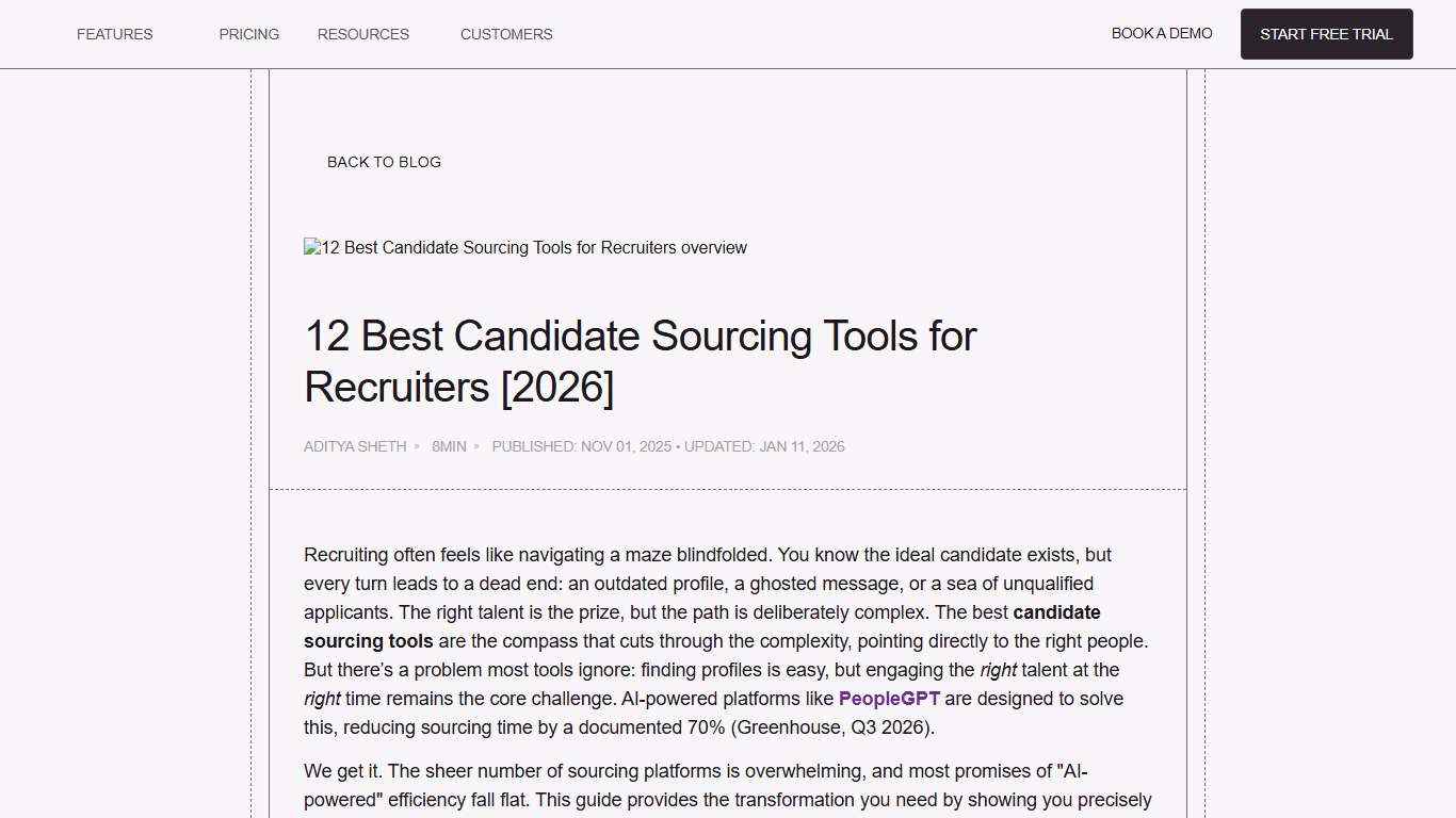 12 Best Candidate Sourcing Tools for Recruiters [2026]